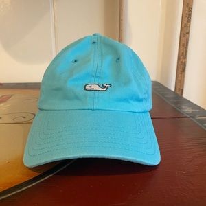 HAT CAP Vineyard Vines O/S Blue classic whale logo adjustable unstructured EUC